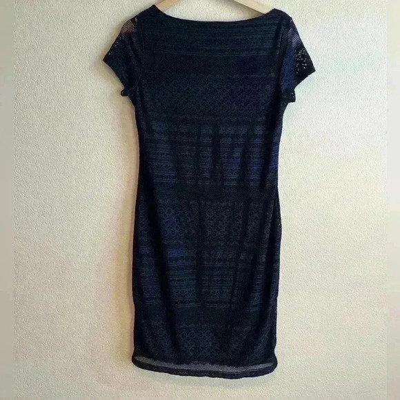 Banana Republic Women's‎ Navy Blue Lace Shift Dress S business - Picture 3 of 6